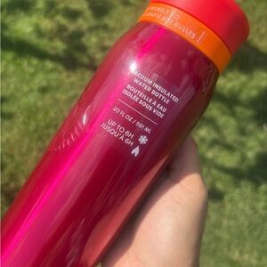 Starbucks Pink and Orange Insulated Water Bottle